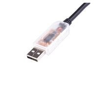 Convertidor de USB a Serie Módulo convertidor RS485 FTDI FT232RL Modbus Cable Serie de Extremo de Cable de 3 Pines Compatible con USB-RS485-1800-WE(Transparent USB)