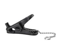 Convertidor de válvula de bicicleta para adaptador Dunlop, conector de bomba de ciclismo, herramienta de bicicleta de material ABS negro (A)