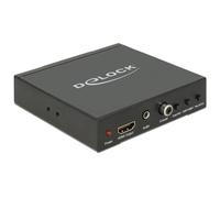 Convertidor de vídeo DeLOCK 62783 SCART a HDMI 1080p Negro Metal