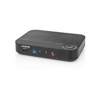 Convertidor de vídeo Nedis VCON6420AT 4K USB-C HDMI 3 puertos antracita