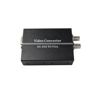 Convertidor de Vídeo SDI A VGA SDI BNC con Adaptador de Corriente de la UE y Enchufe de la UE