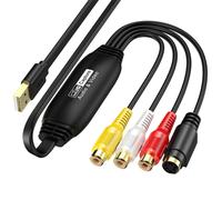 Convertidor de video USB a digital Tarjeta de captura de audio y video USB 2.0 para sistema de soporte de TV y DVD