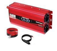 Convertidor de Voltaje 1500W 12V a 220V/230V Onda sinusoidal modificada Inversor de Corriente DC AC Power Inverter Transformador de Voltaje para Coche Camion