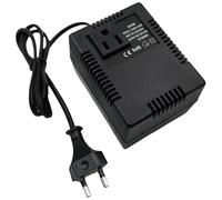 Convertidor de Voltaje 220V a 110V 300W, Transformador de Corriente Portátil Adaptador de Corriente para Viaje para Cargadores Cámara Ordenador y Dispositivos Pequeños