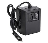 Convertidor de Voltaje 220V a 110V, 300W, Transformador de Potencia con Enchufe EU, Negro, Plástico, 95x75x62mm, para Viajes