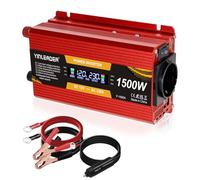 Convertidor de Voltaje 750 W/1500 W 12 V a 220 V/230 V Con LCD y 2 USB - Transformador de Voltaje