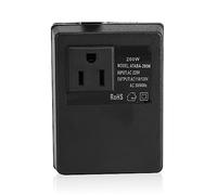 Convertidor de Voltaje Akozon de 220 V, convertidor de Voltaje Internacional electrónico de Viaje a 110 V, Adaptador de Viaje de 220 V a 110 V, máximo 200 W.