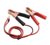 Convertidor de Voltaje Cable Inversor De Batería para Coche De 50 A 40 X 32 Mm 2 Unidades con Pinza De Cocodrilo Y Orificio para Terminal Anillo De 6,3 Mm