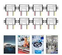 Convertidor de voltaje CC CC 15 40 V a 12 V salida 1 A 10 A fuente de alimentación con múltiples características de seguridad y diseño impermeable para uso automotriz y profesional (4 A)