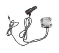 Convertidor de voltaje DC-DC 12 V a 30 V 3,5 A con interruptor, resistente al agua IP68 carcasa de aluminio, protección contra sobrecorriente para coche, camión, barco, aplicaciones industriales