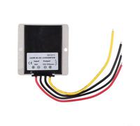 Convertidor de voltaje DC-DC 24 V a 12 V 20 A 240 W Step-Down IP68 resistente al agua con protección contra sobrecargas de cortocircuito para coche, marina, industria, solar, aleación de aluminio, 74