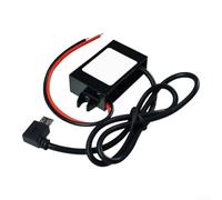 Convertidor de voltaje DC-DC Step-Down de 12 V a 5 V 3 A para electrónica de coche, con IP68, resistente al agua, protección contra sobrecargas, a prueba de cortocircuitos, diseño compacto para coche