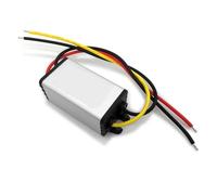 Convertidor de voltaje de fuente de alimentación de 24 V CC a 13,8 V 1 A a 100 A, transformador de voltaje reductor de 24 voltios a 13,8 voltios (aluminio de 30 A)