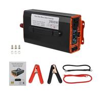 Convertidor de Voltaje Inversor De Onda Sinusoidal Pura De 2600W 12V CC 24V 48V CA A 110V 220V CA Pantalla LED Convertidor Alta Potencia para Coche Hogar Y RV(12V,220V)