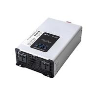 Convertidor de Voltaje Inversor De Onda Sinusoidal Pura De 3000W 5000W 6000W Convertidor De 12V/24V/48V A 110V Inversor Solar para Coche Portátil Fuera De La Red(6000W,24V)