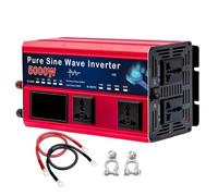 Convertidor de Voltaje Inversor De Onda Sinusoidal Pura De 4000W 5500W 5000W Convertidor De Voltaje De CC 48V A CA 110V/220V Inversor De Energía Solar para Coche(220V 50Hz,5000W)
