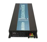 Convertidor de Voltaje Inversor De Potencia Onda Sinusoidal Pura 4000W 24V 220V Inversor Panel Solar Convertidor CC CA Fuente Alimentación 12V/48V/96V 120V/230V/240V(12V,100V)