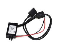 Convertidor de voltaje reductor de 12 V a 5 V 3 A CC-CC con puertos USB duales, IP68 impermeable, rango de entrada amplio de 8-23 V, salida de 15 W, para coche, RV, barco y exteriores