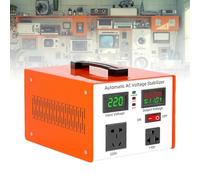 Convertidor de Voltaje Sube/Baja y Estabilizador de Tensión - Salida 110V/220V - Protección Sobrecalentamiento + Sobrecarga para Nevera, TV, Ordenador