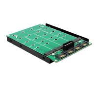 Convertidor Delock 62554 M.2 NGFF a SATA 4 unidades 2280/2260/2242/2230
