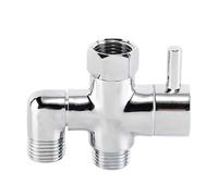 Convertidor desviador de válvula de montaje en cabezal de ducha, latón, 3 vías, 1/2, for inodoro, bidé, ducha, baño, cocina, 20MM