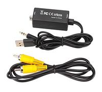 Convertidor digital a analógico D15, convertidor DAC con salida coaxial y de 3,5 mm, decodificador de audio HIFI sin pérdidas plug and play para decodificador de TV, DVD