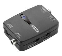Convertidor Digital a Coaxial - Marmitek Connect TC22 - Conversor de Audio - Coaxial a Toslink - Bidireccional (2 Vías) - Dolby 5.1 - PCM Estéreo - Ambas Salidas Activas al Mismo Tiempo