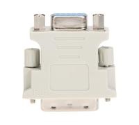 Convertidor DVI24+5 macho a VGA hembra, adaptador DVI a VGA para monitores VGA.