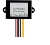 Convertidor Elevador DC-DC de 12V a 48V, 24V a 48V, 1A, 2A, 3A, 5A, 6A, convertidor Elevador de 12V(9-30V) a 48V, módulo Elevador de CC(1A Plastic Shell)