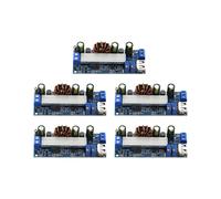 Convertidor Elevador de CC de 5 Piezas, 2-24 V A 3-30 V, 4 A, 80 W, Módulo de Potencia CC CV, Fuente de Alimentación Regulada Ajustable.