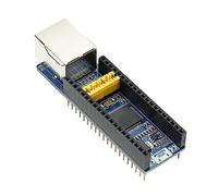 Convertidor Ethernet a UART 2CH UART 10/100M Ethernet Placa de expansión para redes de comunicación RPI Convertidor de comunicación de paso para placa de expansión RPi, accesorio de placa de