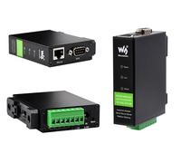Convertidor Ethernet RS232/485/422 a RJ45, con función POE, datos transparentes bidireccionales, TCP/IP a serie, servidor serie para adquisición de datos, puerta de enlace IoT inteligente monitoreo de