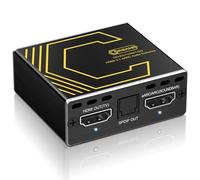 Convertidor extractor de audio HDMI 2.1 eARC 4K a 120Hz, HDMI a eARC, ARC, SPDIF óptico, 7.1/5.1CH, soporta VRR, VLLM, CEC, Dolby Digital, desincrustación de audio, HDCP 2.2/2.3 Bypass, compatible con