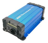 Convertidor FS1000D 12V 1000/2000 Vatios Simple Sinus Azul Pantalla Inverter