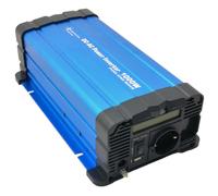 Convertidor FS1000D 12V 1000 Vatios Simple Sinus Pantalla + Control Remoto Radio