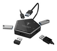 Convertidor Game 4 puertos USB 3.0 Game Converter Black G1 para N-Switch-PS 5,4,3 / Xbox One Hermod