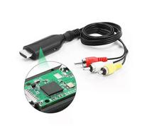Convertidor HDMI a RCA 4K HD AV/CVSB L/R Video Box HD 1080P 1920*1080 30Hz HDMI2AV Soporte Salida NTSC