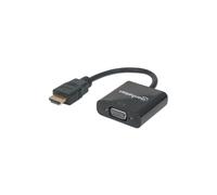 Convertidor HDMI a VGA Adaptador 1080p con USB Fuente de 151467