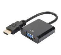 Convertidor HDMI a VGA, Adaptador negro, VGA (D-Sub), 1920 x 1080 Pixeles, 1080p, 165 MHz, Negro, China