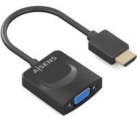 Convertidor HDMI a VGA negro (15 cm) - AISENS