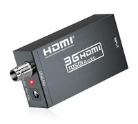 Convertidor HDMI compatible con SDI, compatible con incrustador de 1080P, transmisión de alta claridad, grado profesional, baja latencia, salida 3G HD con protección ESD, carcasa de metal resistente
