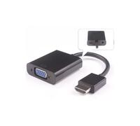 Convertidor HDMI VGA - PremiumCord - khcon-19 - Full HD 1080p - Audio 3,5 mm - Negro
