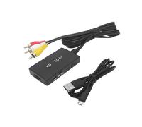 Convertidor HDTV a AV Convertidor de vídeo HD Compatible con HDMI a RCA AV/CVSB L/R Video 1080P Mini adaptador