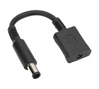 Convertidor Hembra de 4,5 x 3 mm a Macho de 7,4 x 5,0 mm, Enchufe del Conector del Adaptador de alimentación de CC, para Cargador Adaptador de portátil HP