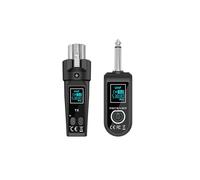 Convertidor Inalámbrico de Micrófono UHF, Transmisor XLR y Receptor de Micrófono para Micrófono de Condensador Dinámico Universal.