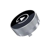 Convertidor inalámbrico para coche, transmisor receptor, adaptador de audio de 12 x 5 cm con conexión multidispositivo, módulo electrónico de aleación de aluminio con integración de vehículo para