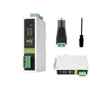 Convertidor industrial CAN FD, CAN FD a RS232/RS485 comunicación de datos bidireccional, soporta 5 modos de conversión de datos y protocolos CAN 2.0A/2.0B, soporte de montaje en riel