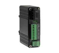 Convertidor industrial serial Rs232 Rs485 Rs422 a fibra bidireccional módem óptico de alta velocidad Sc modo único 20km 1310nm Serial over Fiber Converter