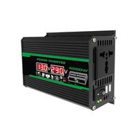 Convertidor Inversor 4000 W CC 12 V A CA 110 V 220 V Banco Energía Portátil Convertidor Coche Camping RV Inversor para Coche(AC 220V)