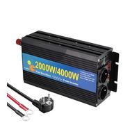 Convertidor Inversor con Cargador 2000 W/4000 W Convertidor CC 12 V/24 V A CA 220 V/230 V Transformador Onda Sinusoidal Pura Uso Fuera La Red Inversor De Corriente(4000W 12V 50hz EU)